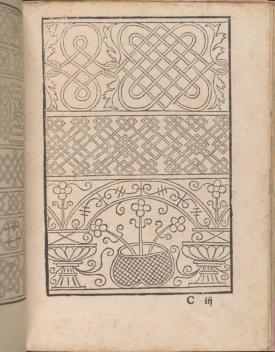 New Modelbüch allen Nägerin u. Sydenstickern (title page, 1r), Hans Hoffman (German, active Strasbourg, 1556), Woodcut