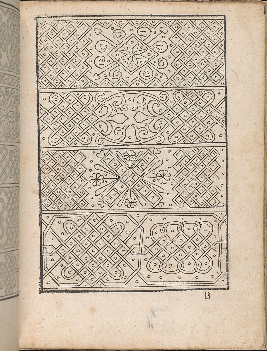 New Modelbüch allen Nägerin u. Sydenstickern (Page 5r), Hans Hoffman (German, active Strasbourg, 1556), Woodcut 