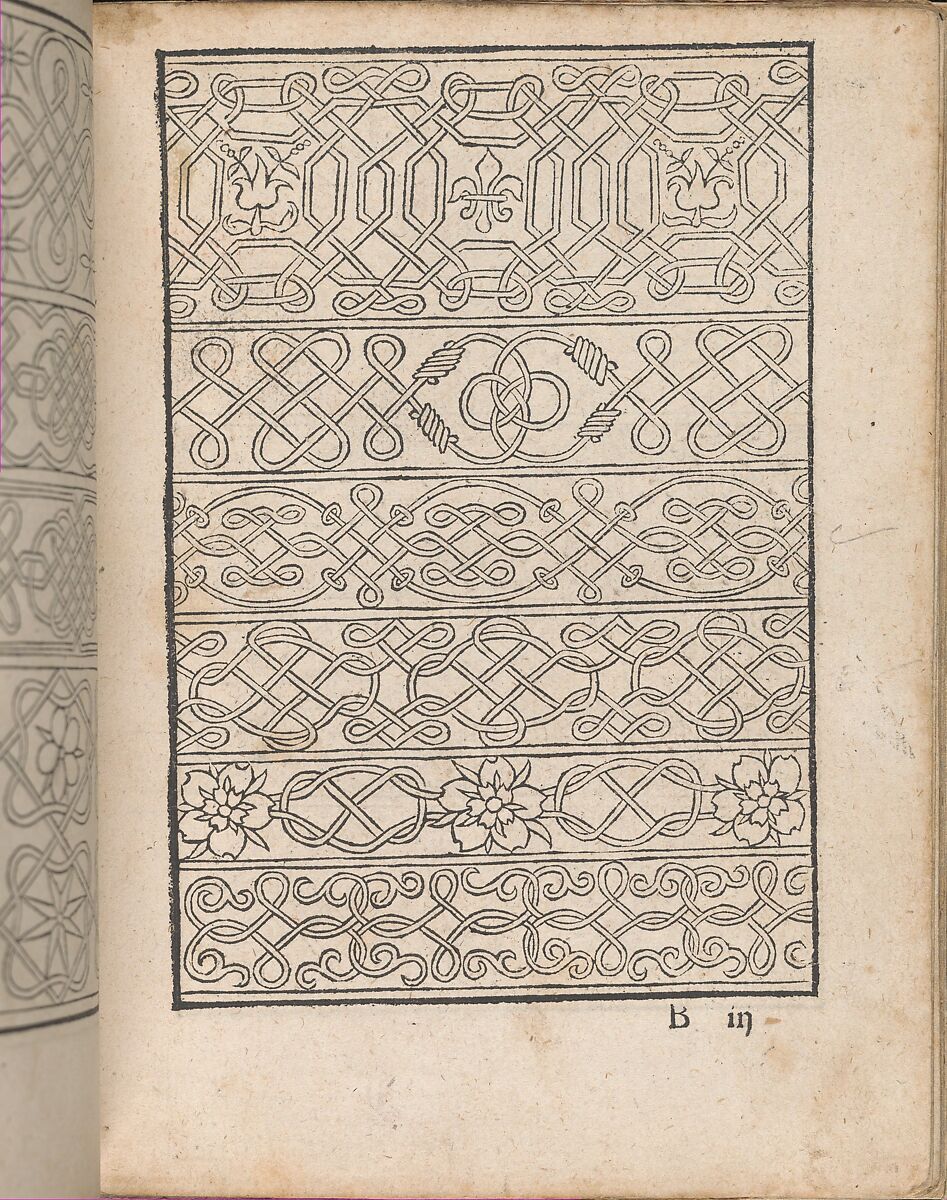 New Modelbüch allen Nägerin u. Sydenstickern (Page 7r), Hans Hoffman (German, active Strasbourg, 1556), Woodcut 