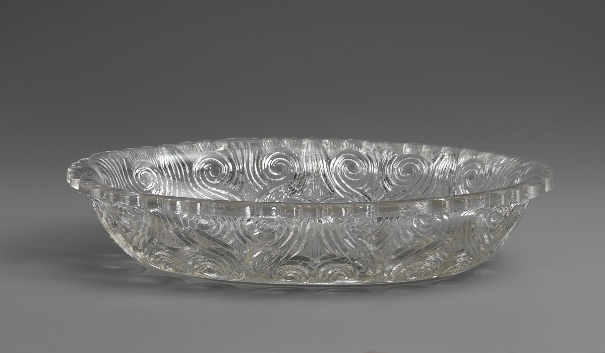 Dish, Probably Boston &amp; Sandwich Glass Company (Sandwich, Massachusetts, 1825–88), Glass, American 