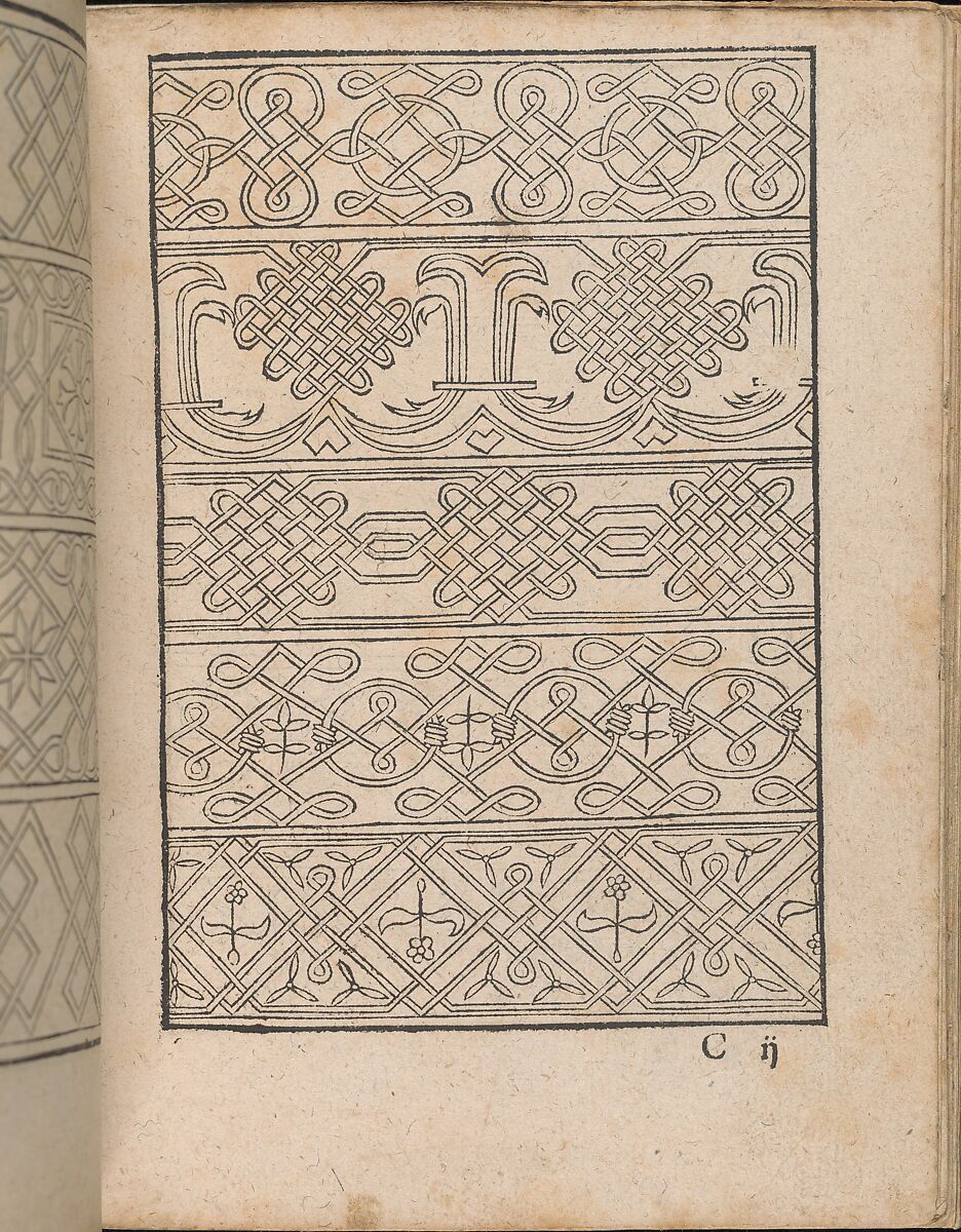 New Modelbüch allen Nägerin u. Sydenstickern (Page 10r), Hans Hoffman (German, active Strasbourg, 1556), Woodcut 