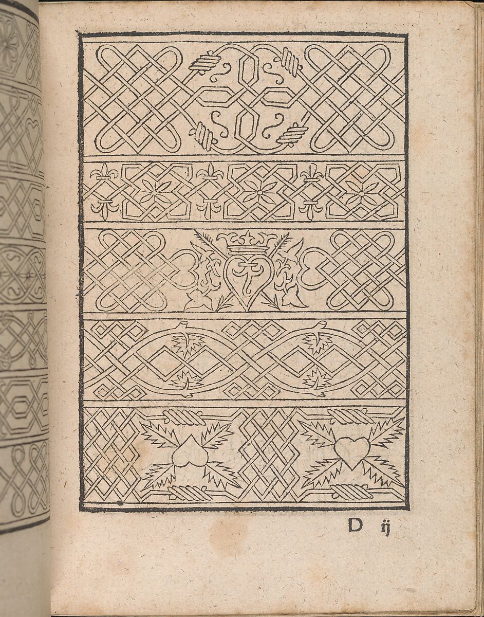 New Modelbüch allen Nägerin u. Sydenstickern (Page 13r), Hans Hoffman (German, active Strasbourg, 1556), Woodcut 