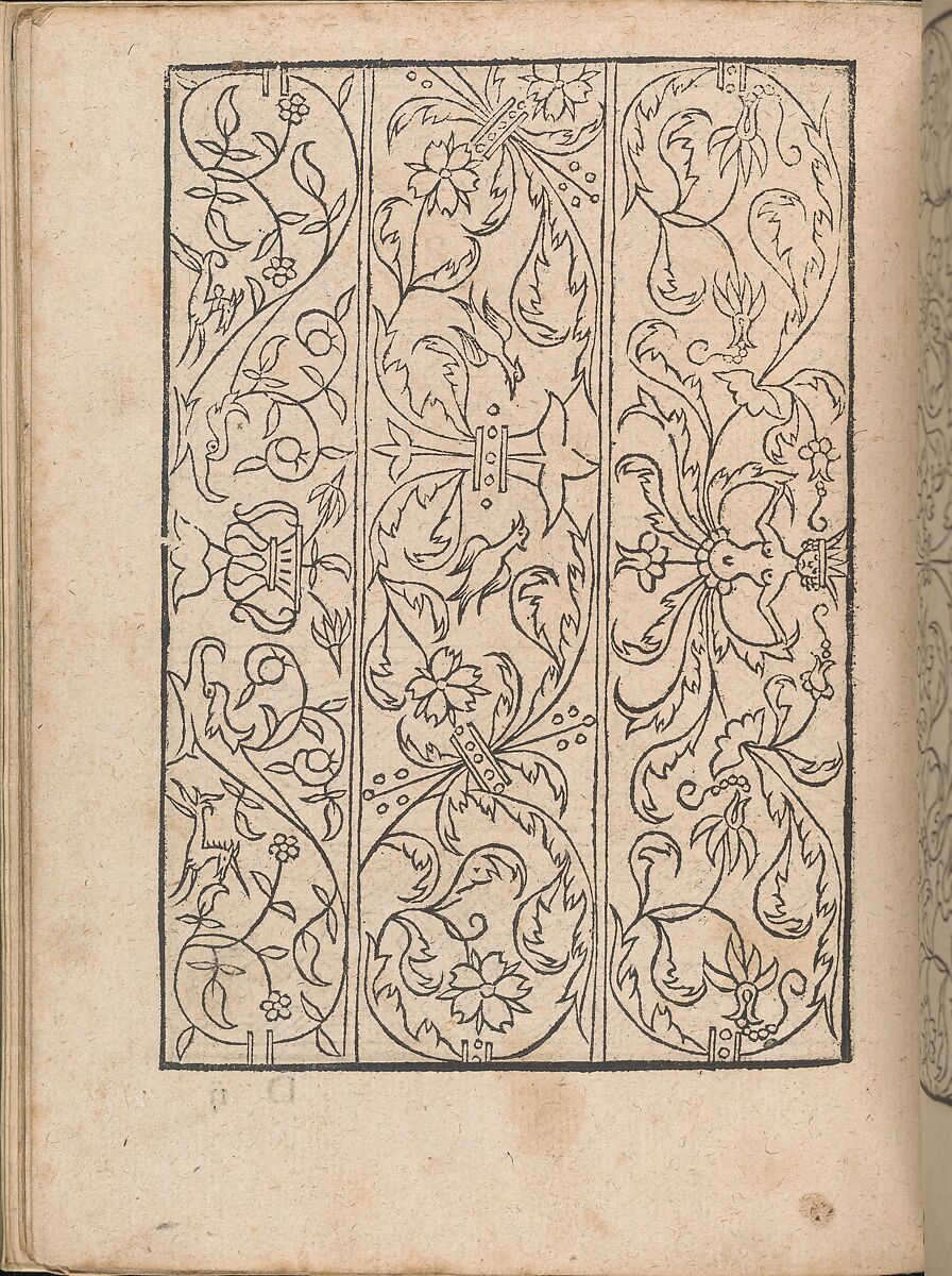 New Modelbüch allen Nägerin u. Sydenstickern (Page 14v), Hans Hoffman (German, active Strasbourg, 1556), Woodcut 