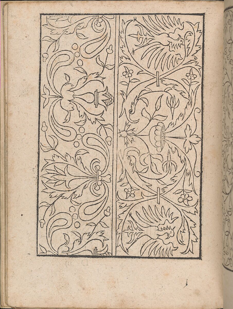 New Modelbüch allen Nägerin u. Sydenstickern (Page 15v), Hans Hoffman (German, active Strasbourg, 1556), Woodcut 