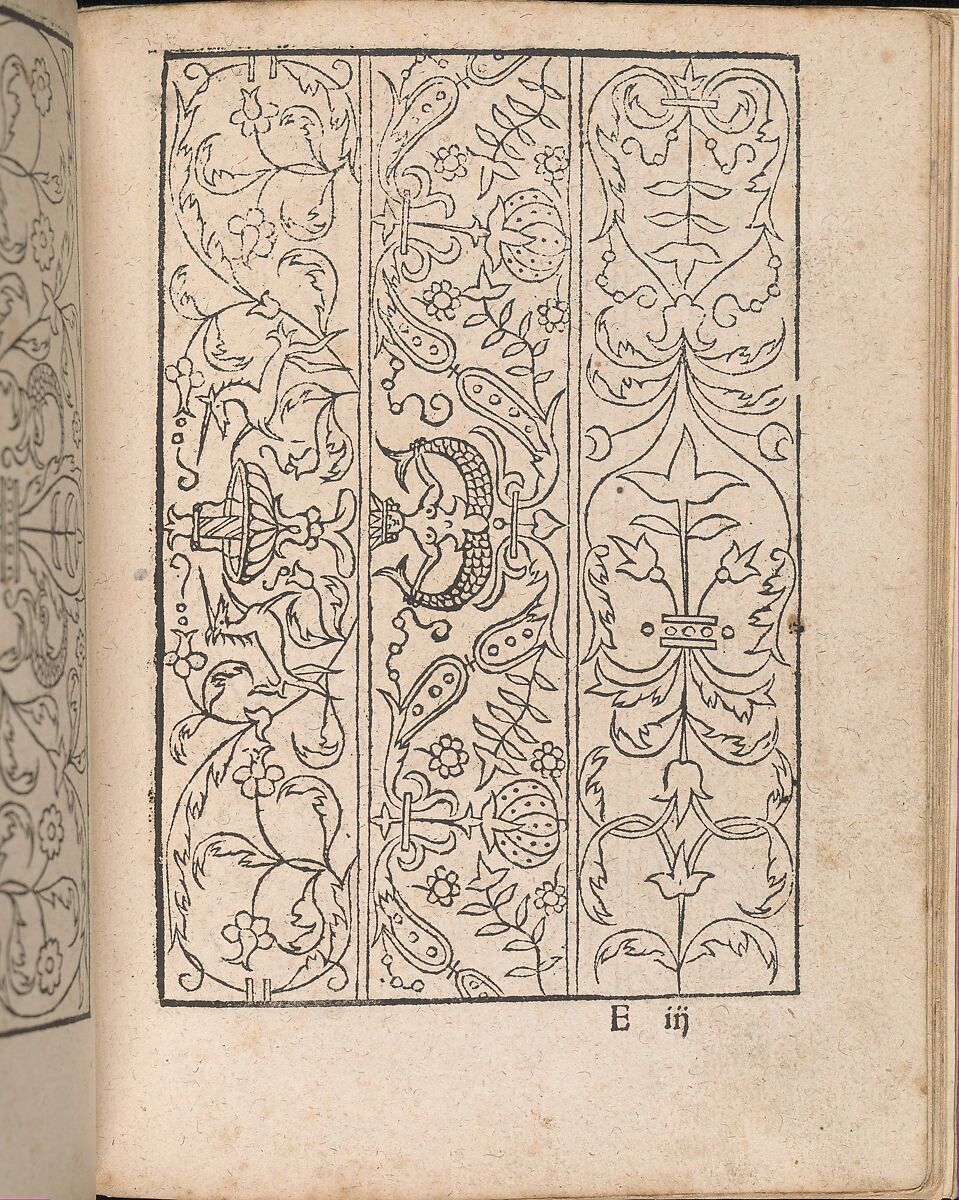 New Modelbüch allen Nägerin u. Sydenstickern (Page 19r), Hans Hoffman (German, active Strasbourg, 1556), Woodcut 