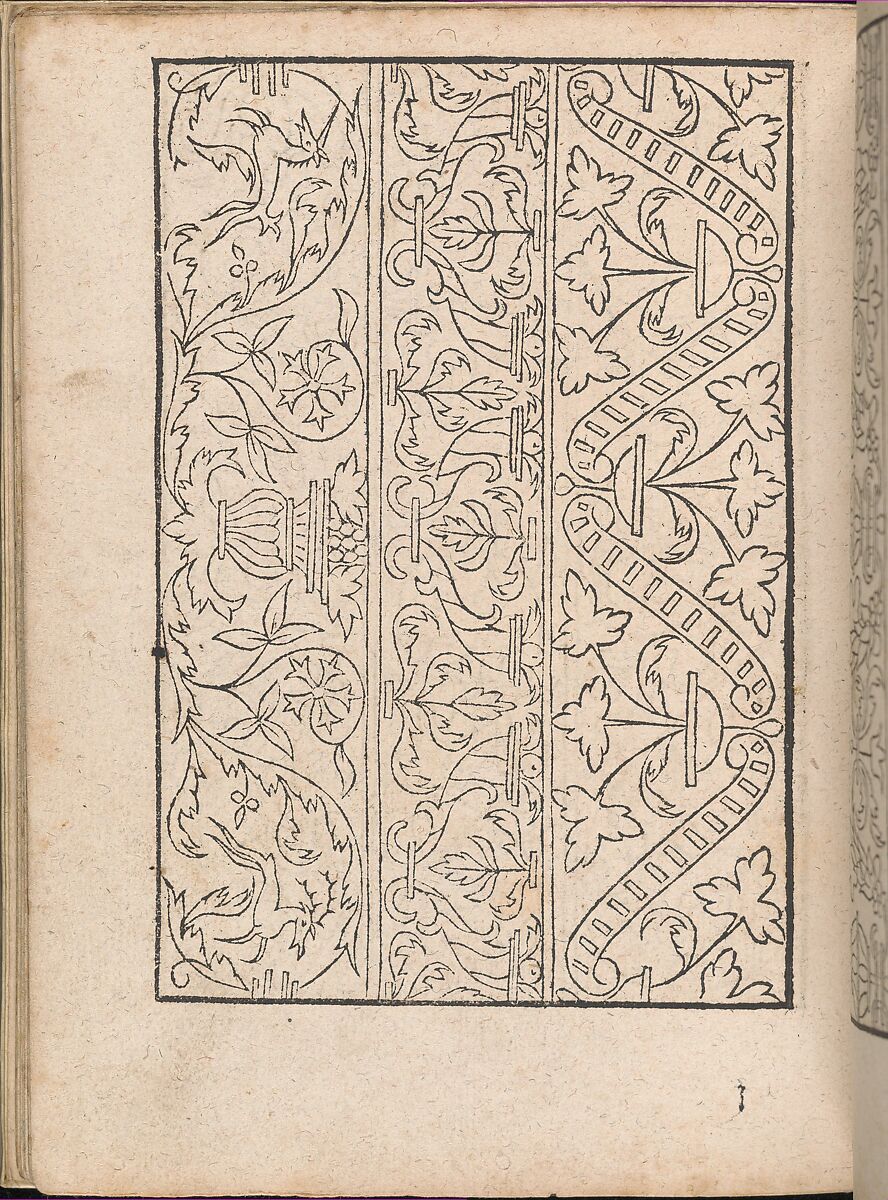 New Modelbüch allen Nägerin u. Sydenstickern (Page 20v), Hans Hoffman (German, active Strasbourg, 1556), Woodcut 