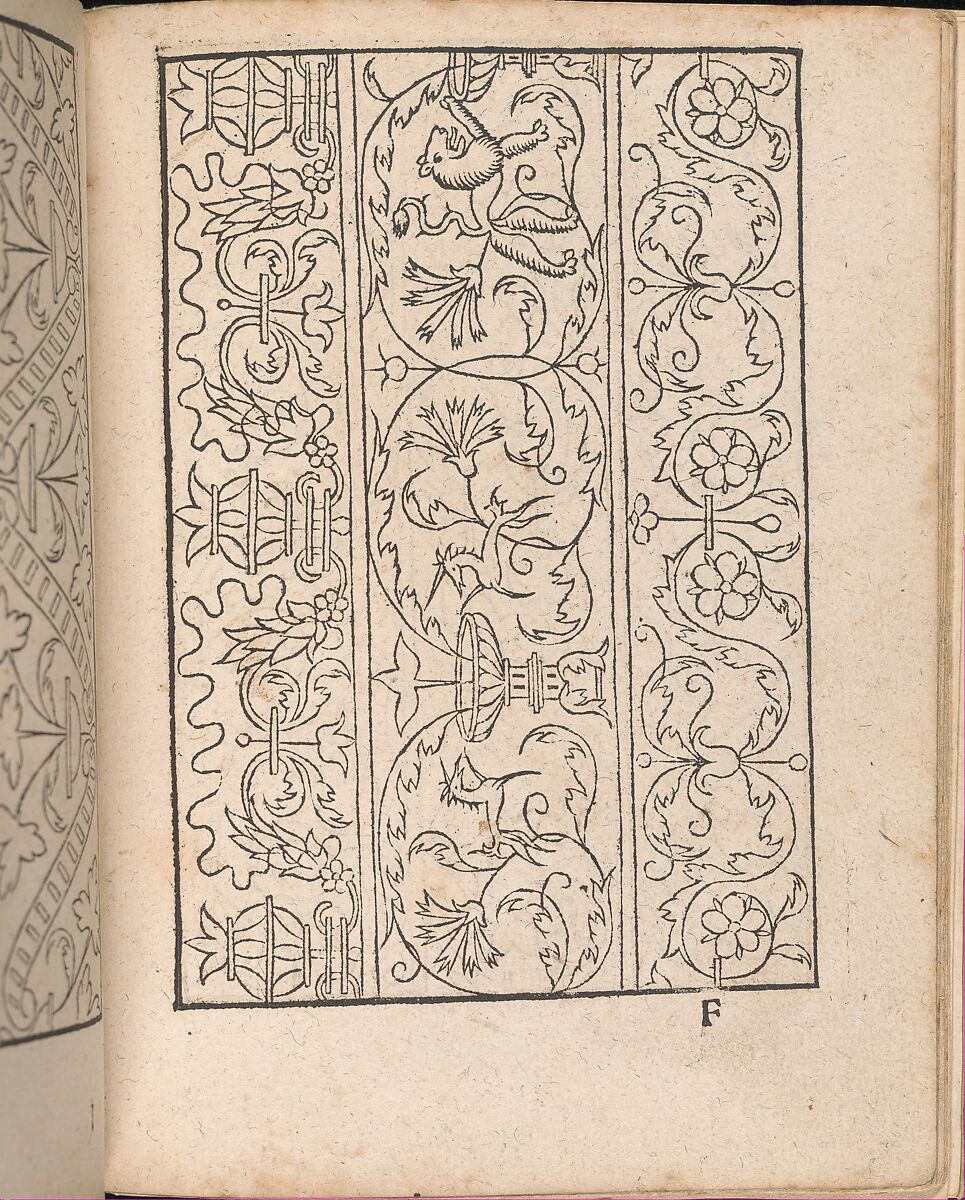 New Modelbüch allen Nägerin u. Sydenstickern (Page 21r), Hans Hoffman (German, active Strasbourg, 1556), Woodcut 
