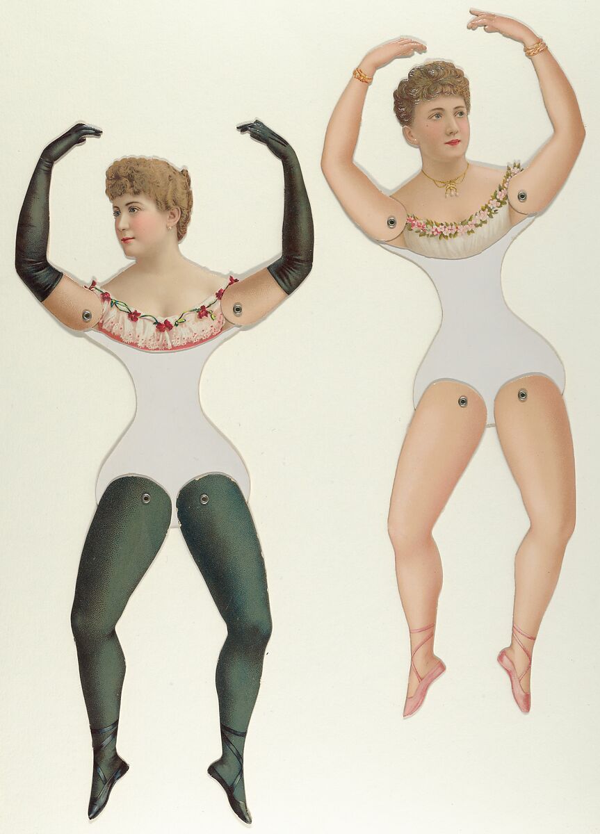 Ballerina and Bloomer Girls (Prima Donna) Paper Dolls, Littauer and Boysen, Lithographs 