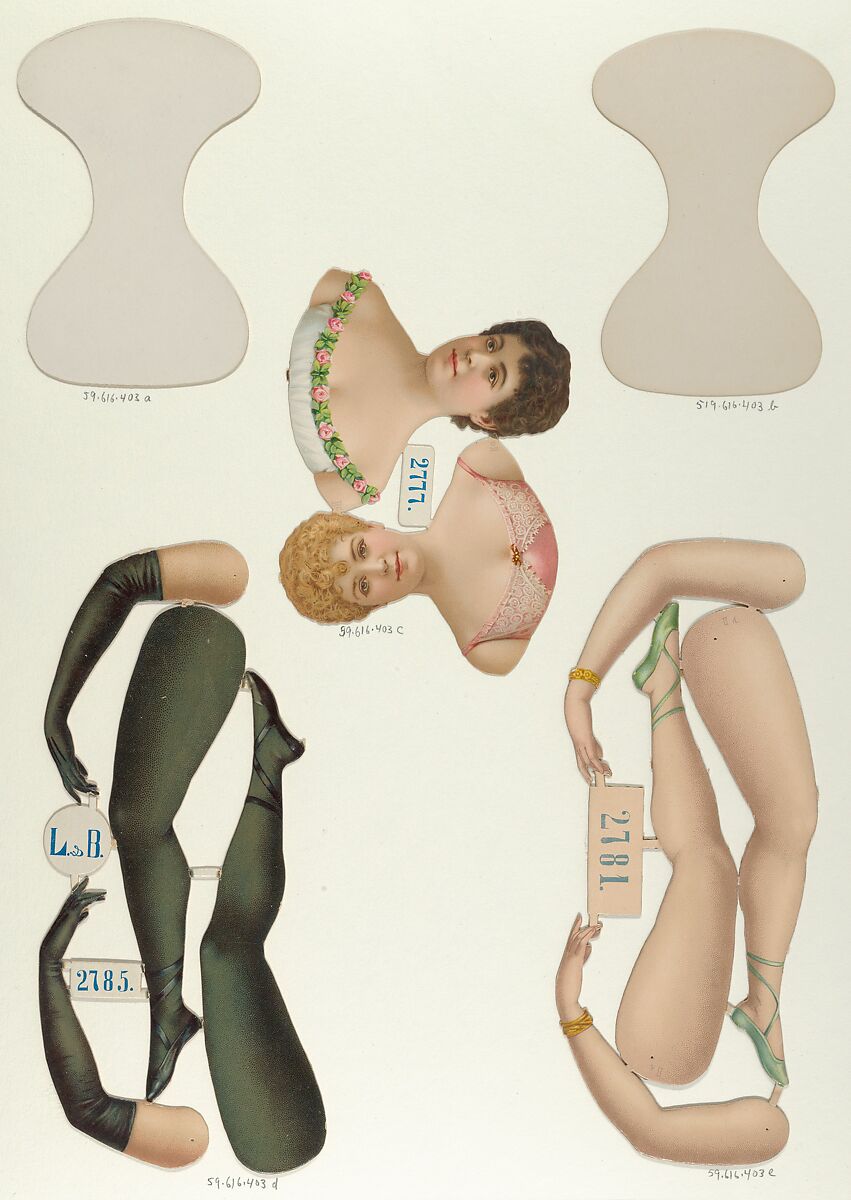 Ballerina and Bloomer Girls (Prima Donna) Paper Dolls, Littauer and Boysen, Lithographs