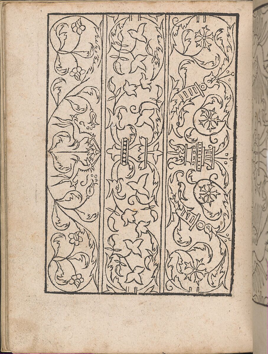 New Modelbüch allen Nägerin u. Sydenstickern (Page 21v), Hans Hoffman (German, active Strasbourg, 1556), Woodcut 