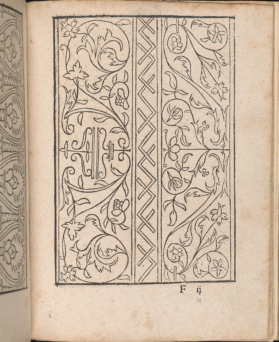 New Modelbüch allen Nägerin u. Sydenstickern (Page 23r), Hans Hoffman (German, active Strasbourg, 1556), Woodcut 