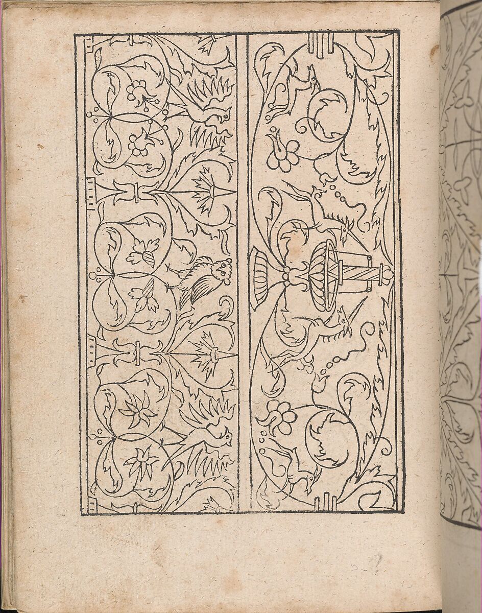 New Modelbüch allen Nägerin u. Sydenstickern (Page 24v), Hans Hoffman (German, active Strasbourg, 1556), Woodcut 
