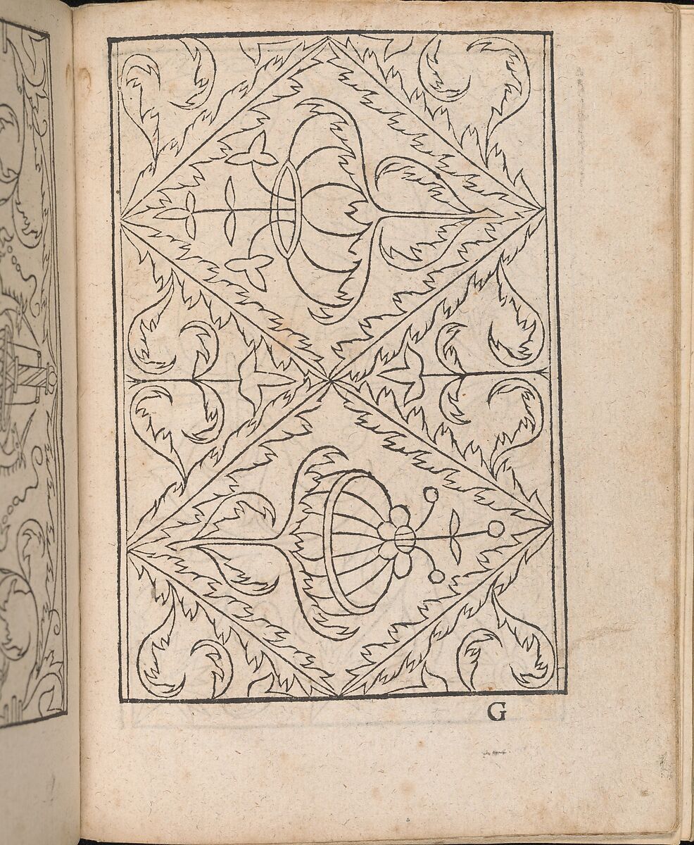 New Modelbüch allen Nägerin u. Sydenstickern (Page 25r), Hans Hoffman (German, active Strasbourg, 1556), Woodcut 