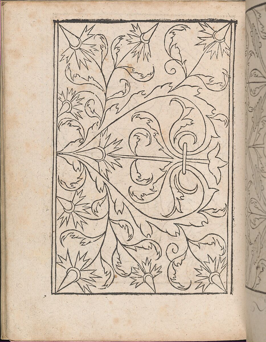 New Modelbüch allen Nägerin u. Sydenstickern (Page 25v), Hans Hoffman (German, active Strasbourg, 1556), Woodcut 