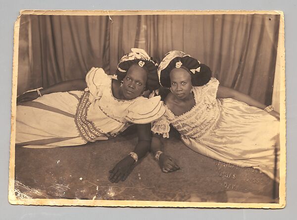 Two Reclining Women, Mama Casset (Senegalese, St. Louis 1908–1992 Dakar), Gelatin silver print 