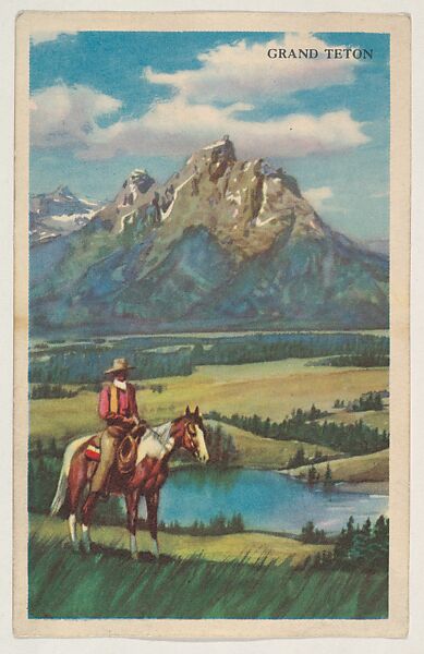 Grand Teton, bakery card from the Nature's Splendor series (D39-7), issued by Bell Bakeries, Inc., Issued by Bell Bakeries, Inc., Commercial color lithograph 