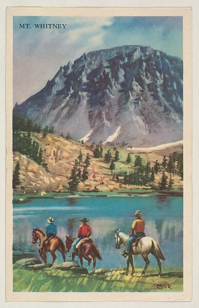 Mt. Whitney, bakery card from the Nature's Splendor series (D39-7), issued by Bell Bakeries, Inc., Issued by Bell Bakeries, Inc., Commercial color lithograph 