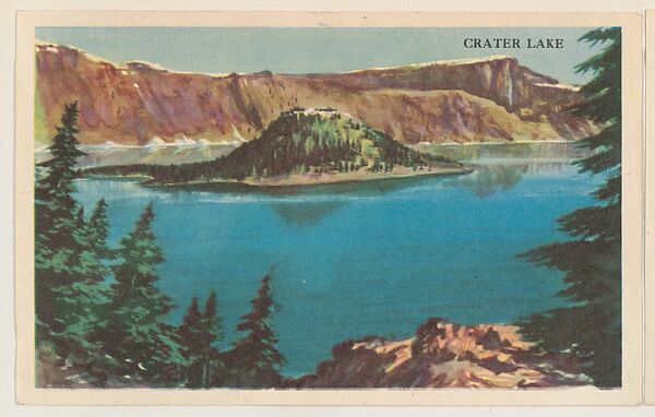 Crater Lake, bakery card from the Nature's Splendor series (D39-7), issued by Bell Bakeries, Inc., Issued by Bell Bakeries, Inc., Commercial color lithograph 