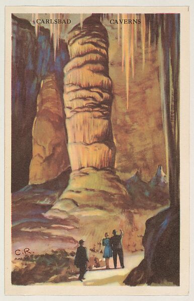 Carlsbad Caverns, bakery card from the Nature's Splendor series (D39-7), issued by Bell Bakeries, Inc., Issued by Bell Bakeries, Inc., Commercial color lithograph 