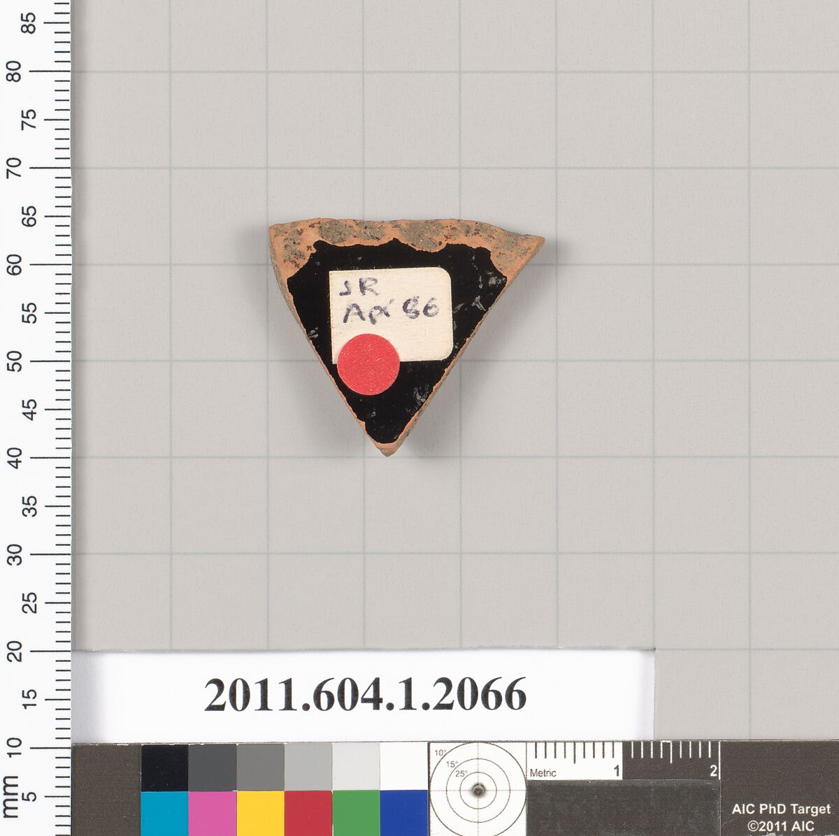 Terracotta rim fragment of a kylix (drinking cup), Terracotta, Greek, Attic