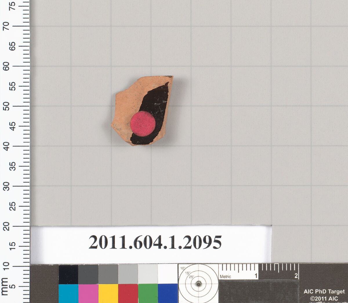 Terracotta rim fragment of a kylix (drinking cup), Terracotta, Greek, Attic