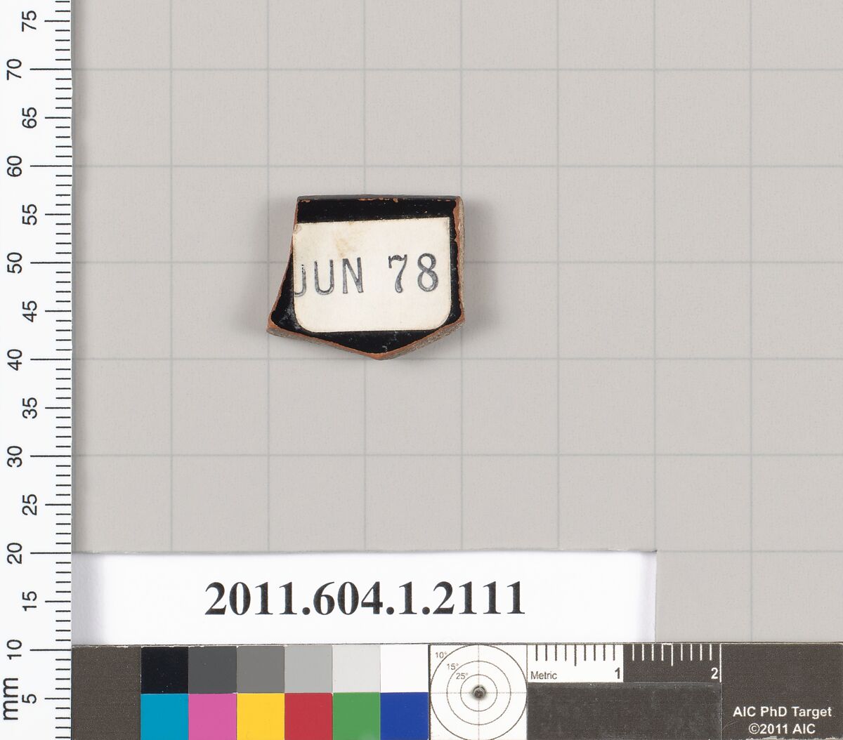 Terracotta rim fragment of a kylix (drinking cup), Terracotta, Greek, Attic