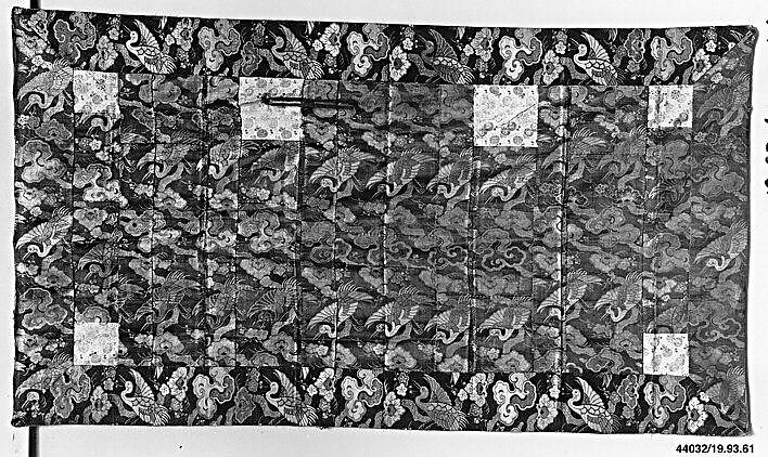 Priest's Robe (Shichijō), Silk, metallic thread, Japan 