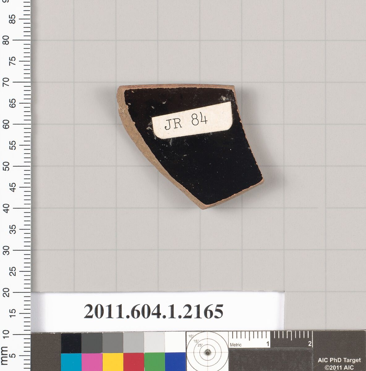 Terracotta rim fragment of a kylix (drinking cup), Terracotta, Greek, Attic