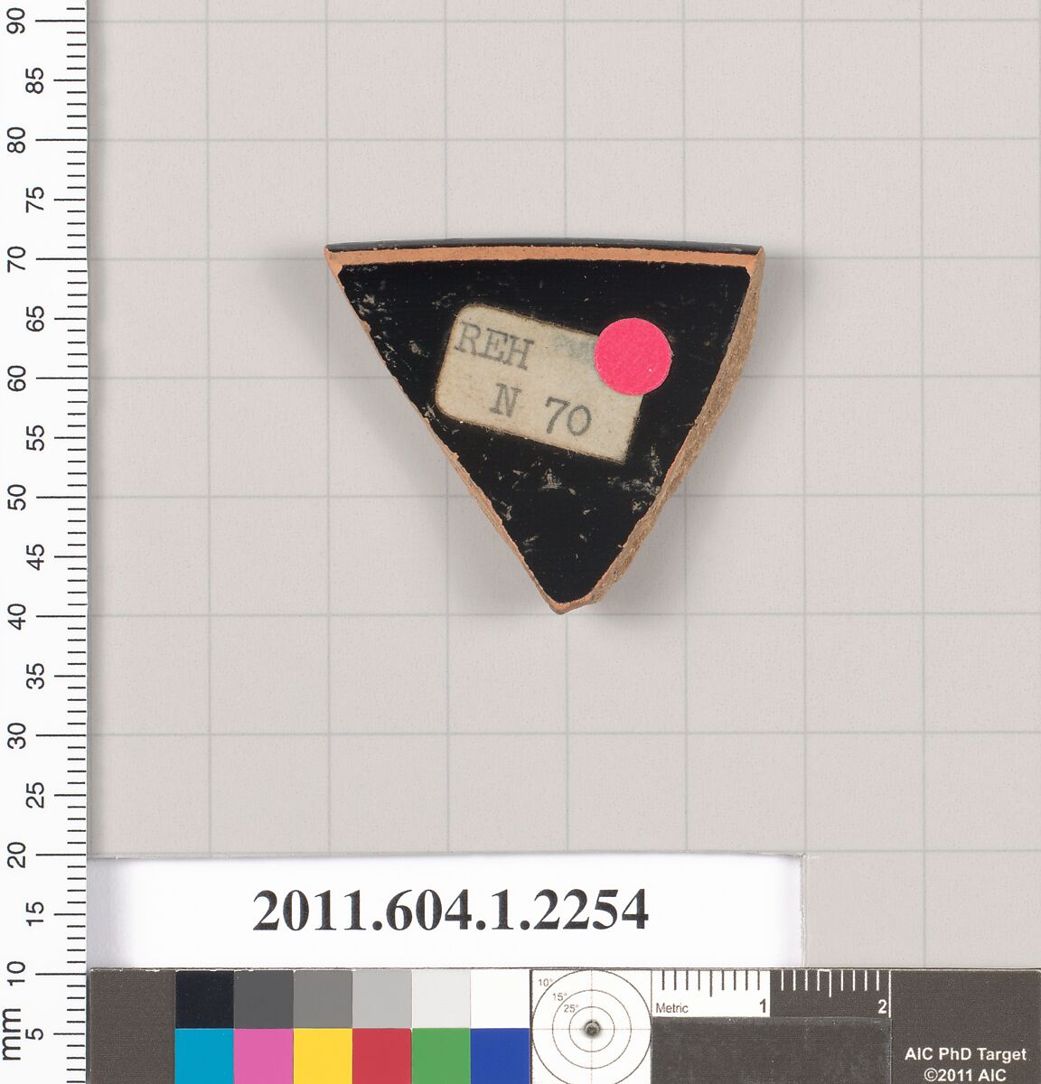 Terracotta rim fragment of a kylix (drinking cup), Terracotta, Greek, Attic