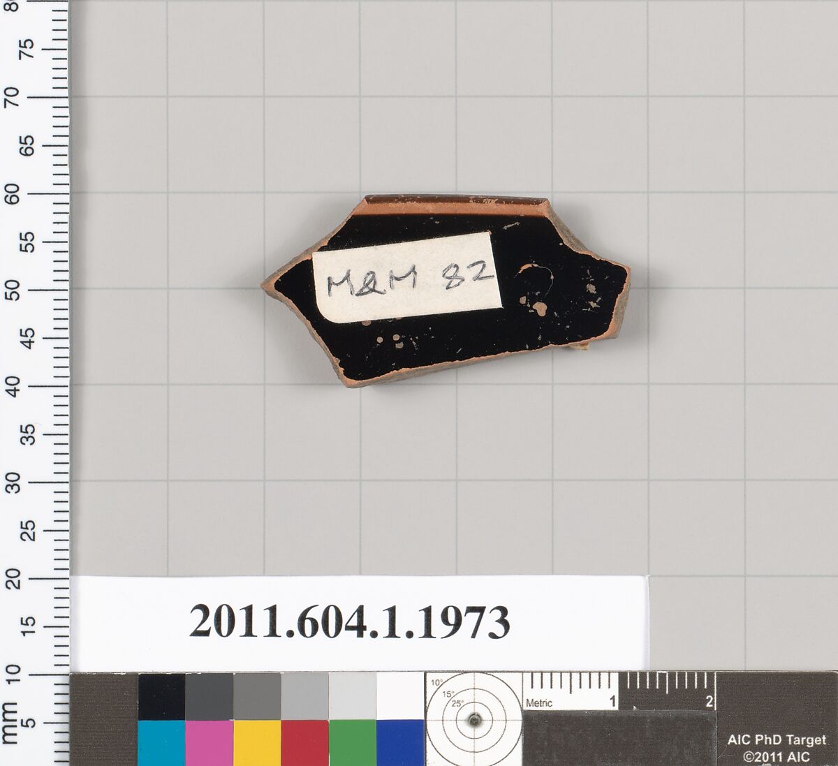 Terracotta rim fragment of a kylix (drinking cup), Terracotta, Greek, Attic