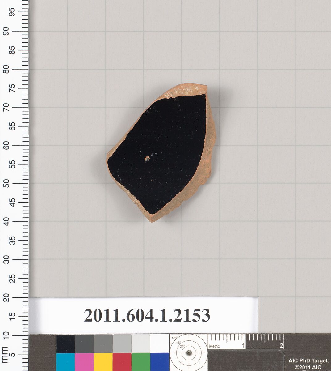 Terracotta rim fragment of a kylix (drinking cup), Terracotta, Greek, Attic