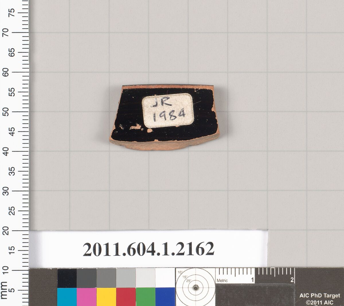 Terracotta rim fragment of a kylix (drinking cup), Terracotta, Greek, Attic