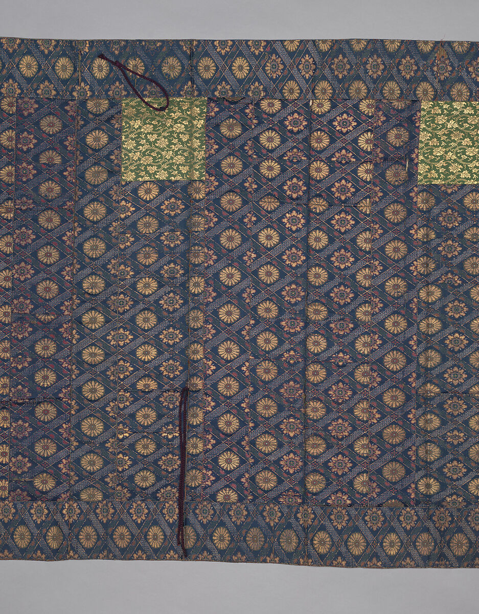 Priest's Robe (Shichijō), Silk, metallic thread, Japan