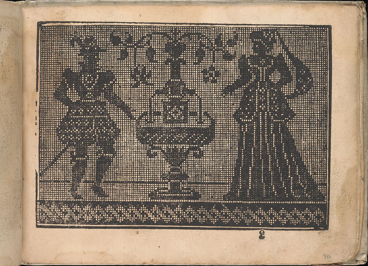 Neu künstlich Modelbuch (page 40r), Bernhard Jobin (Swiss, Porrentruy (Jura) before 1545–1593/1597 Strasbourg), Woodcut 