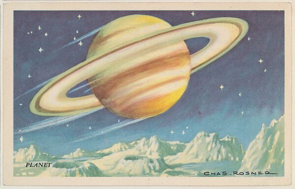Planet, bakery card from the Speed Pictures series (D39-8), issued by Bell Bakeries, Inc., Issued by Bell Bakeries, Inc., Commercial color lithograph 