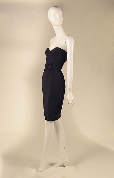 Ensemble, Azzedine Alaïa (French (born Tunisia), Tunis 1935–2017 Paris), viscose, elastane, polyester, metal, French