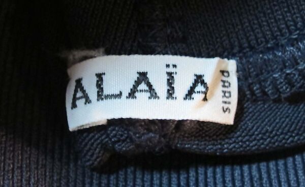 Ensemble, Azzedine Alaïa (French (born Tunisia), Tunis 1935–2017 Paris), viscose, elastane, polyester, metal, French