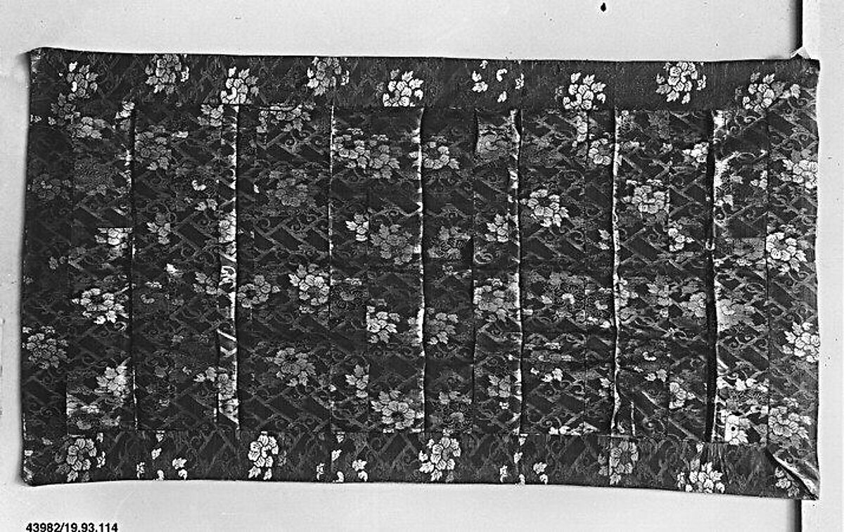 Priest's Robe (Shichijō), Silk, metallic thread, Japan 
