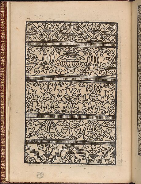 Modelbuch new, aller Art, Nehens und Stickens (page 5v), Hermann Gülfferich (1542–1554)  , Frankfurt am Main, Woodcut 