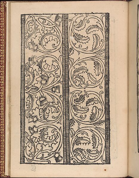 Modelbuch new, aller Art, Nehens und Stickens (page 9v), Hermann Gülfferich (1542–1554)  , Frankfurt am Main, Woodcut 