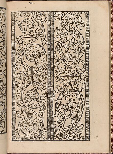 Modelbuch new, aller Art, Nehens und Stickens (page 12r), Hermann Gülfferich (1542–1554)  , Frankfurt am Main, Woodcut 