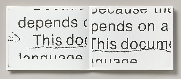 Molly Springfield: This Document, Molly Springfield (American, born 1977), Artist's book