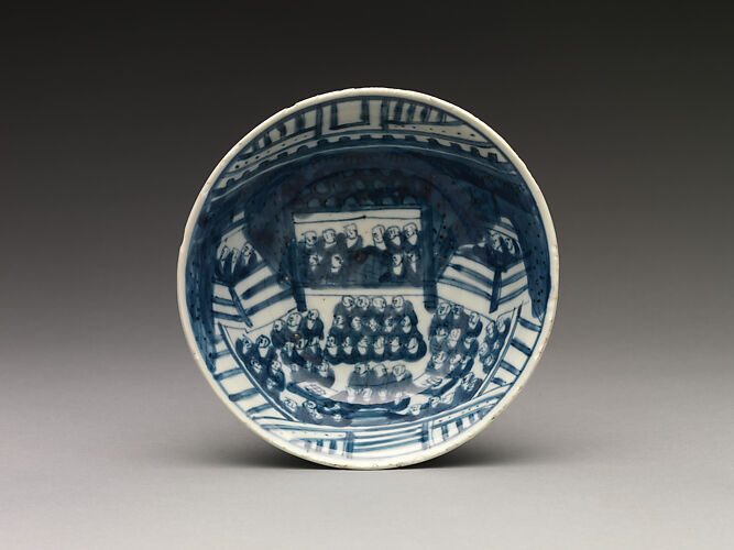 Bowl with Buddhist Assembly