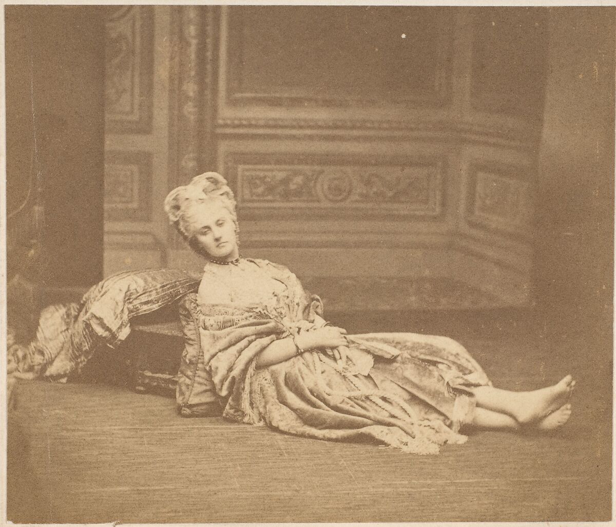 [Album page with ten photographs of La Comtesse mounted recto and verso], Pierre-Louis Pierson (French, 1822–1913), Albumen silver prints from glass negative