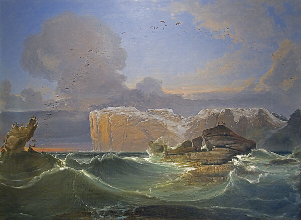 The North Cape, Peder Balke (Norwegian, Helgøya, Nes 1804–1887 Oslo (Kristiania)), Oil on canvas 