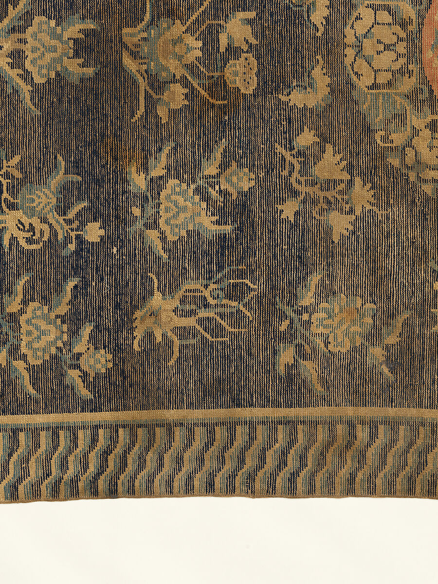 Rug, Foundation: cotton warp and weft; wool knotting, China