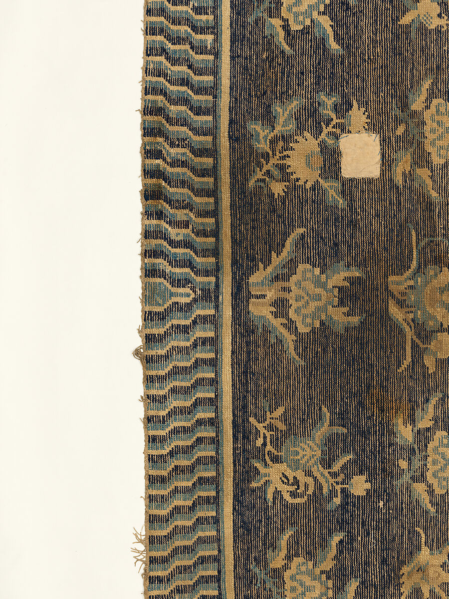 Rug, Foundation: cotton warp and weft; wool knotting, China