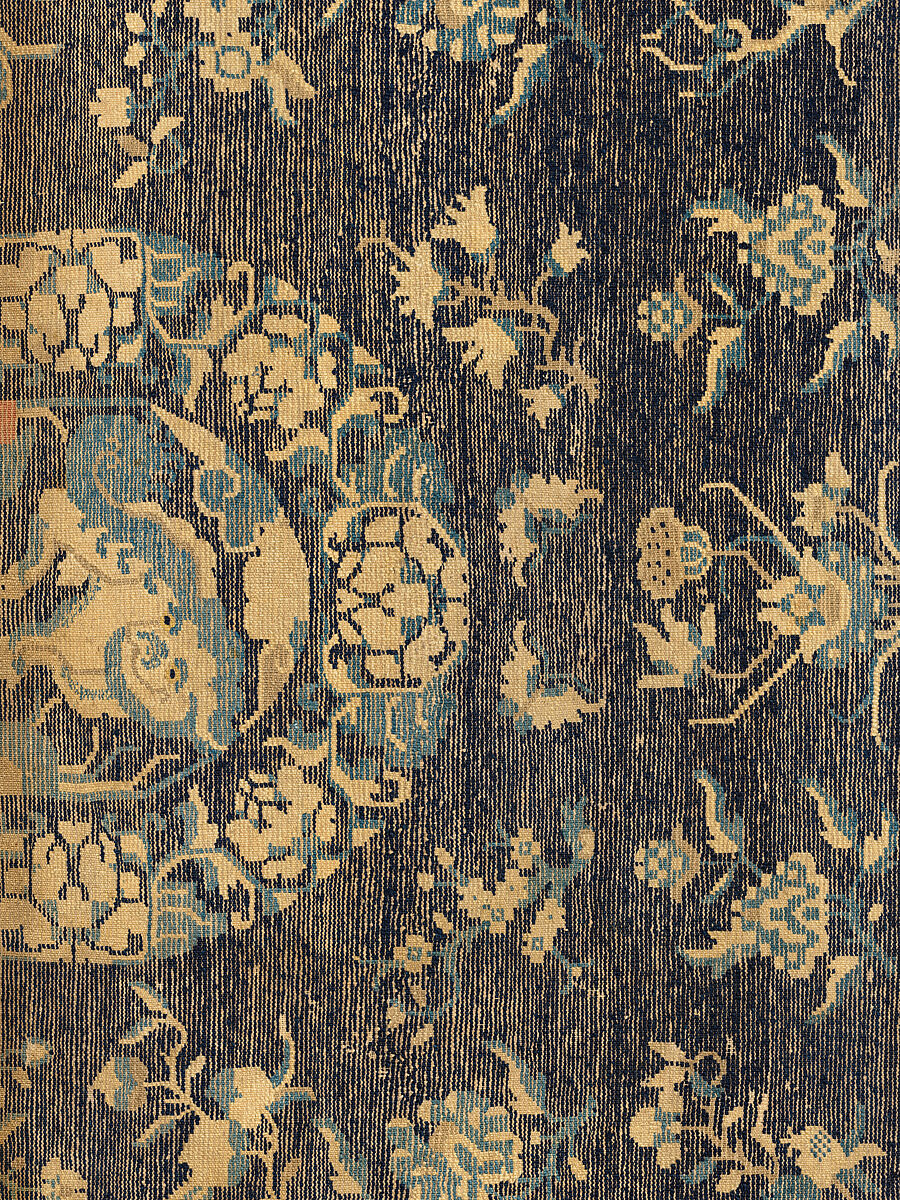 Rug, Foundation: cotton warp and weft; wool knotting, China