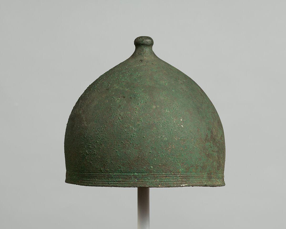 Helmet of the Montefortino Type, Bronze, Etruscan
