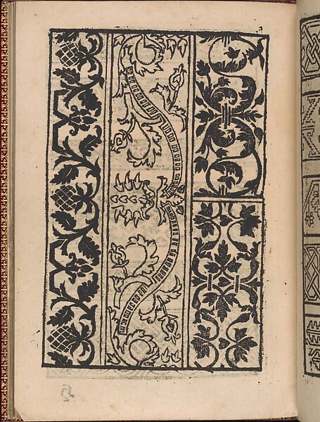 Modelbuch new, aller Art, Nehens und Stickens (page 27v), Hermann Gülfferich (1542–1554)  , Frankfurt am Main, Woodcut 